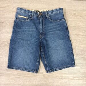 Paco Jeans Denim Shorts Mens 31 Blue Relaxed Fit Y2K Skater 100% Cotton